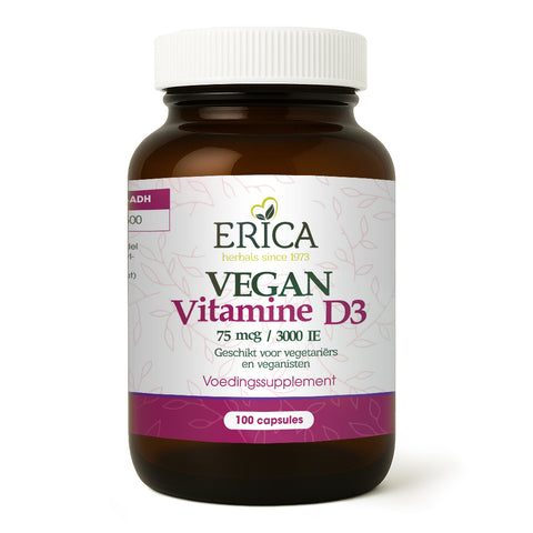VITAMINE D3 VEGAN 75 MCG 100 CAPS