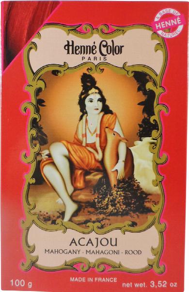 HENNAPOEDER ACAJOU (ROOD) 100 G