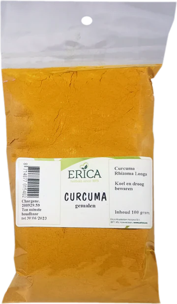 CURCUMA POEDER (GEELWORTEL) 100 G