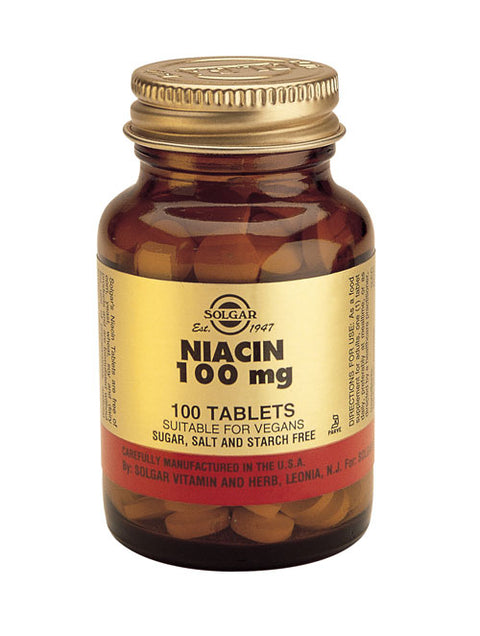 SOLGAR NIACIN B3 100MG 100 TAB