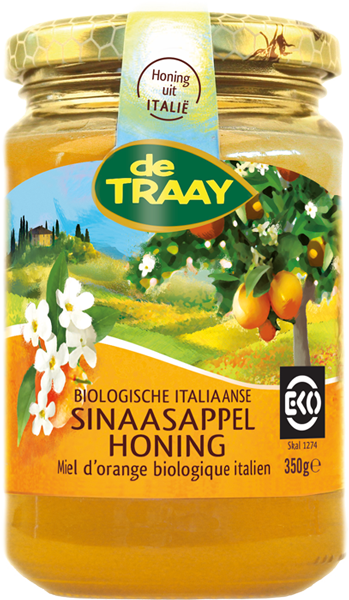 DE TRAAY HONING SINAASAPPEL ITALIAANS (6) 350 GRAM