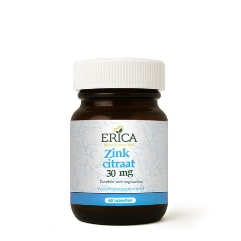 ZINK CITRAAT 30MG 60 TBL