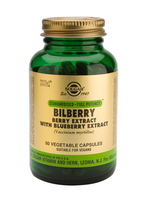 SOLGAR BILLBERRY BERRY EXTR 60CAP