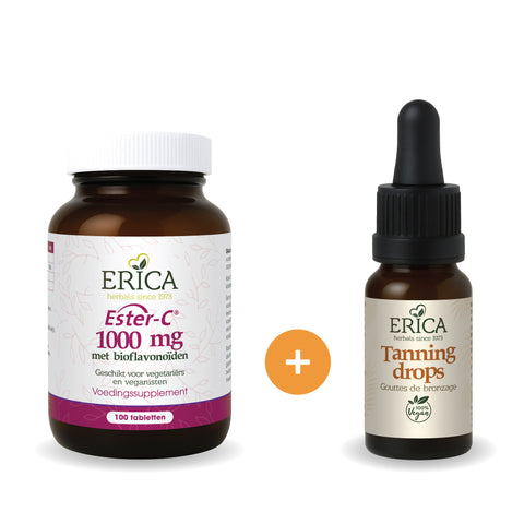 Vitamine Ester-C 1000 + Tanning drops