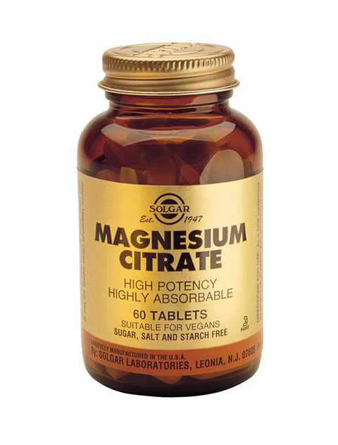 SOLGAR MAGNESIUM CITRATE 60TAB