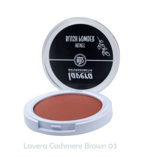 LAVERA VELVET BLUSH POWDER CASHMERE BROWN 03  5G