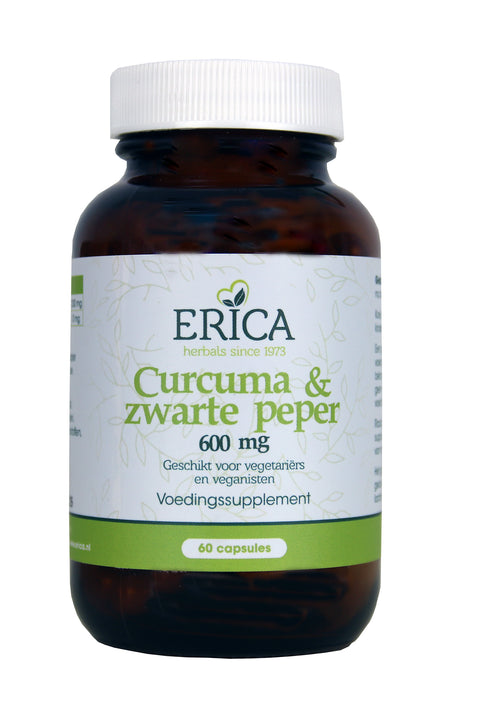 CURCUMA 600MG MET ZWARTE PEPER 60 CAPS