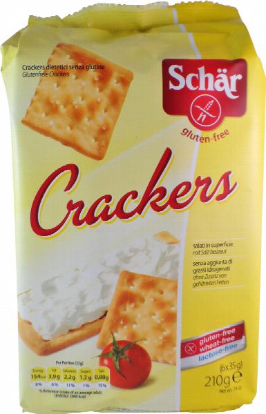 DR.SCHAR CRACKERS GLUTENVRIJ 210 GRAM