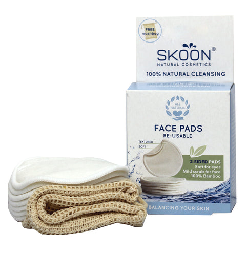 SKOON FACE PADS RE-USABLE (2-SIDED)