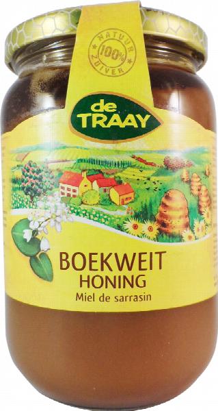 DE TRAAY HONING BOEKWEIT VLOEIBAAR 900 GRAM