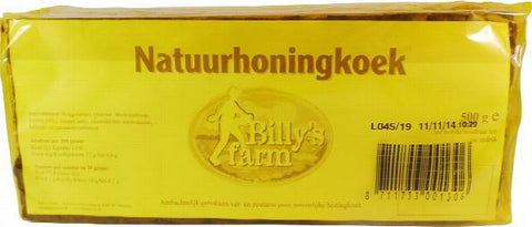 BILLY'S FARM HONINGKOEK GESNEDEN 500 GRAM