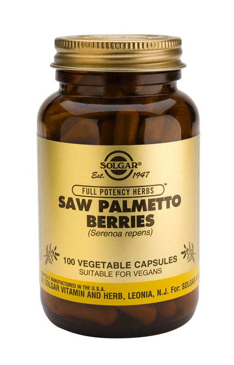 SOLGAR SAW PALMETTO BERRIES 100CAP