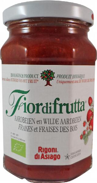 FIORDIFRUTTA FRUITBELEG AARDBEIEN 250 GRAM