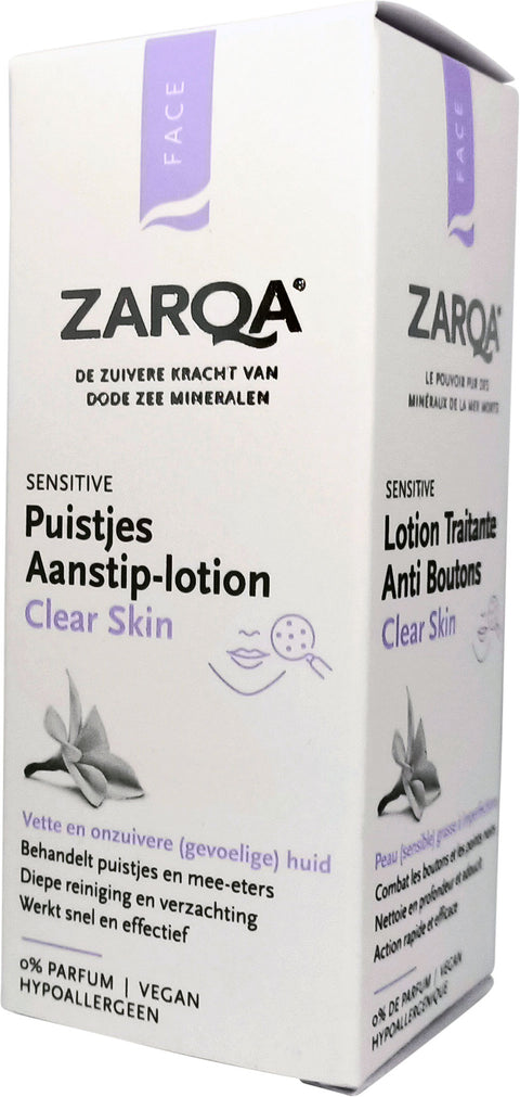 ZARQA PUISTJES AANSTIP-LOTION CLEAR SKIN 20 ML