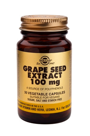 SOLGAR GRAPE SEED EXTR 100MG 30CAP