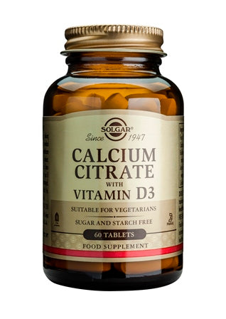 SOLGAR CALCIUM CITRATPLUS VIT D 60T