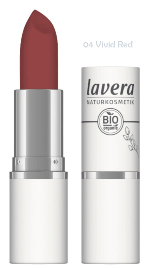 LAVERA LIPSTICK VELVET MATT VIVID RED 04 4,5G