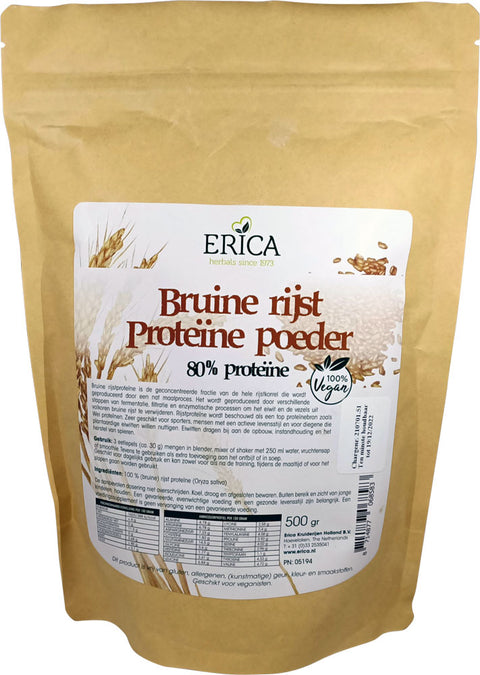 BRUINE RIJST PROTEÏNE POEDER 500 G