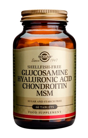 SOLGAR GLUCOSAMINE HYALURONIC ACID CHONDROITI