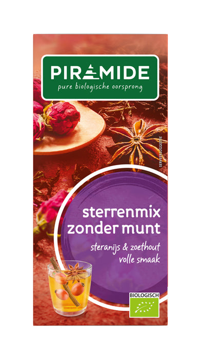 KRUIDENTHEE STERRENMIX ZONDER MUNT 20 BUILTJES