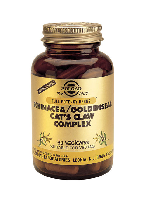 SOLGAR ECHINACEA CATS CLAW 60C