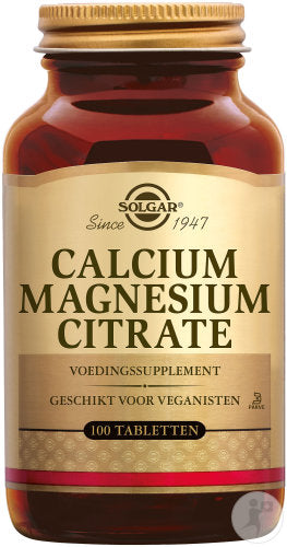 SOLGAR CALCIUM/MAGNESIUM CITR 100TA