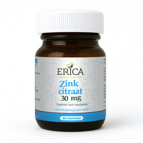 ZINK CITRAAT 30MG 60 TBL