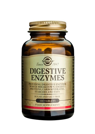 SOLGAR DIGESTIVE ENZYMES 100 TABL