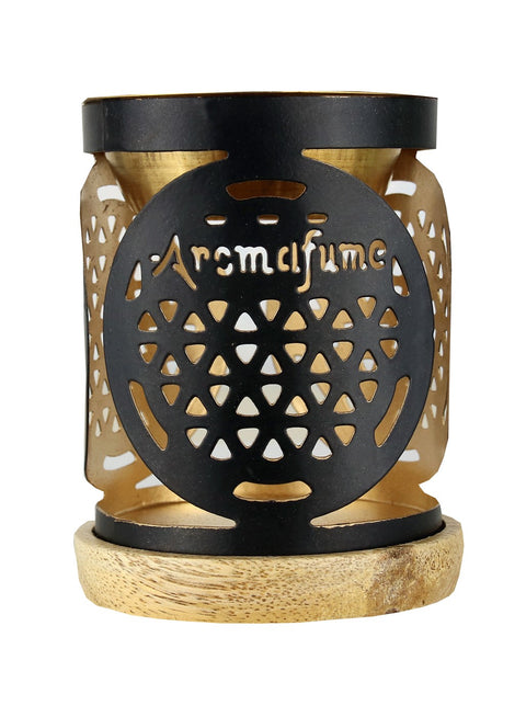 ETHERISCHE OLIE LAMP - METAAL FLOWER OF LIFE