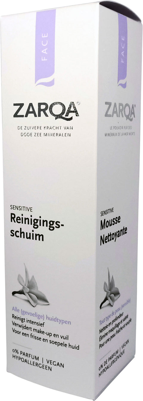 ZARQA REINIGINGSSCHUIM SENSITIVE 150 ML