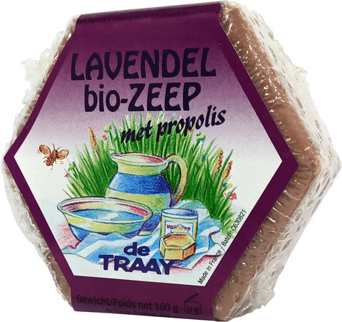 DE TRAAY ZEEP LAVENDEL MET PROPOLIS 100 GRAM