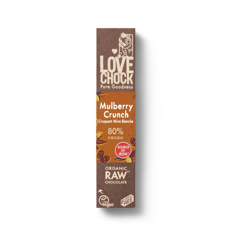 RAW-CHOCOLATE MULBERRY CRUNCH 80% 40 GramRAM