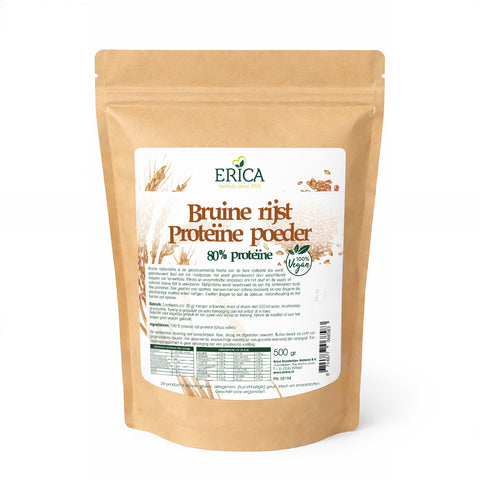 BRUINE RIJST PROTEÏNE POEDER 500 G