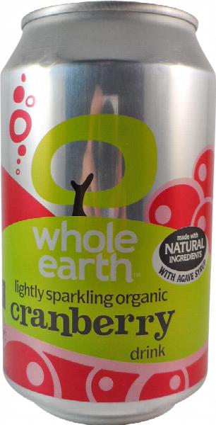 WHOLE EARTH SPARKLING CRANBERRY 330 ML